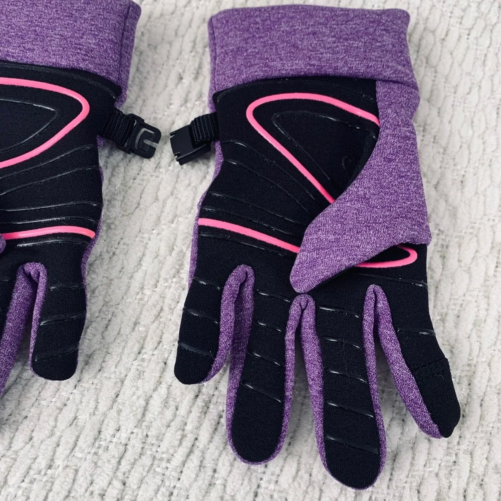 HEAD Performance Gloves Kids S Purple Sensation Touchscreen Grip Fleece Athletic